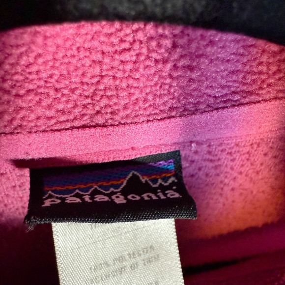 Patagonia Sweater Womens Medium Pink 1/4 Zip Pullover Long Sleeve Outdoors - Picture 5 of 11